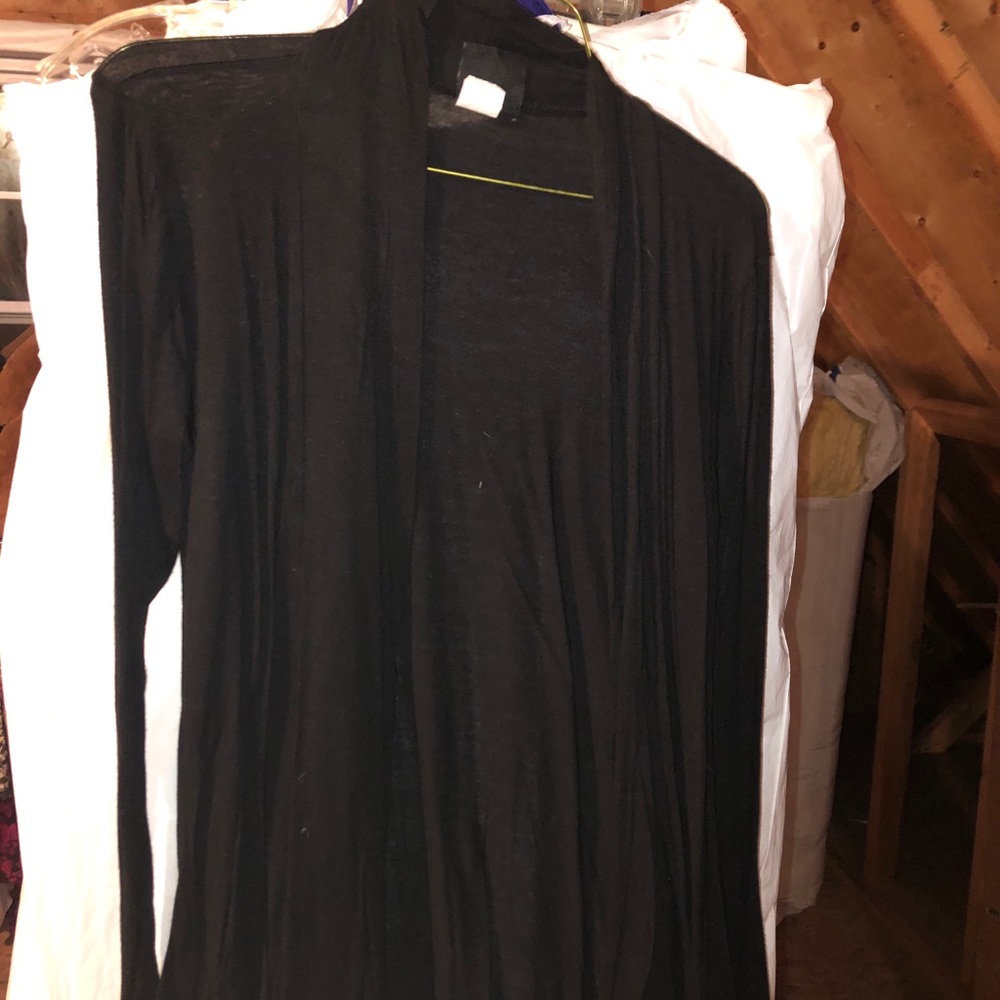 Black cardigan